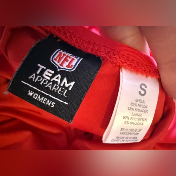 NFL Apparel swimsuit red sport beach pool bikini Swimsuit size S - Picture 3 of 13